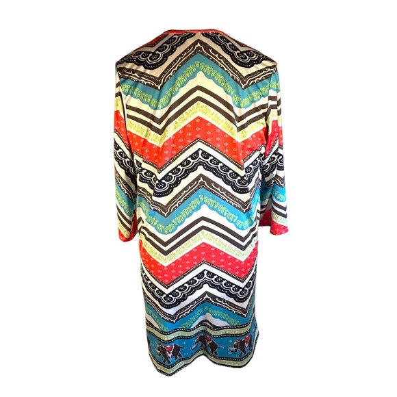 Lolly Wolly Doodle Shirt Womens Size XL Elephant Tunic - Picture 13 of 16